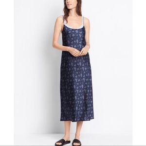 Vince Floral Silk Slip Dress